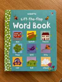 Angielski dla najmłodszych Lift the flap word book usborne