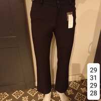 Czarne eleganckie spodnie męskie Blend 28 lub 29 lub 31