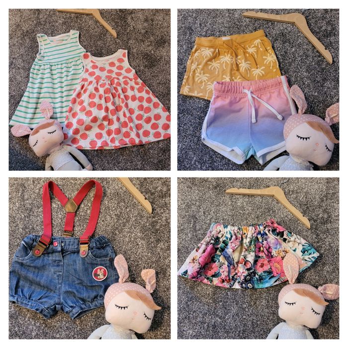 Mega paka ubrań dziewczynka rozmiar 80 Zara, Next, H&M