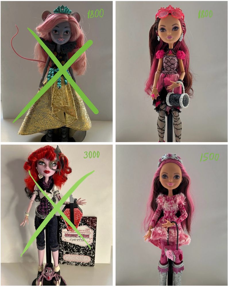 монстер хай эвер афтер хай лиззи хартс оперетта робекка, monster high