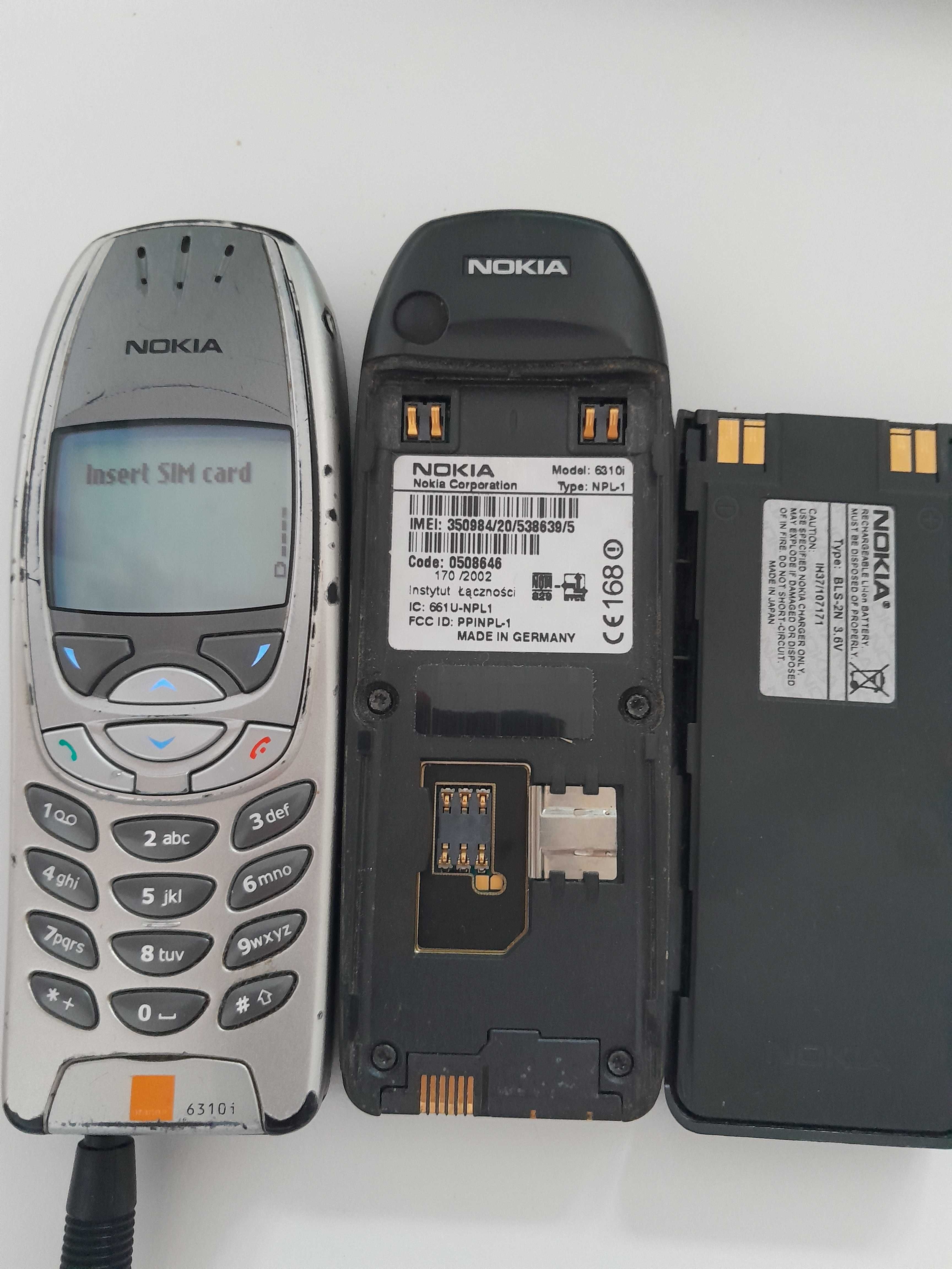 Nokia 6310i dwie sztuki  z ładowarką