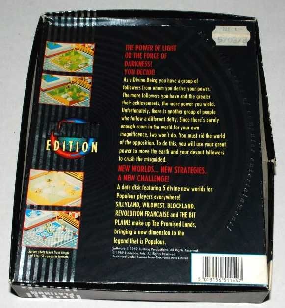 Populous gra na komputer amiga