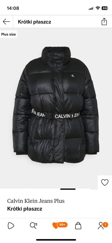 Kurtka zimowa Calvin Klein