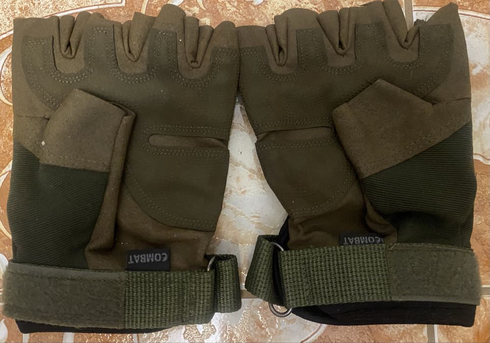 Рукавиці тактичні беспалі Combat M,L, XL