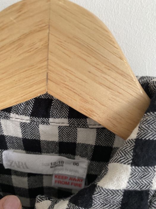 Sukienka zara 80 kratka biało czarna wiązanie