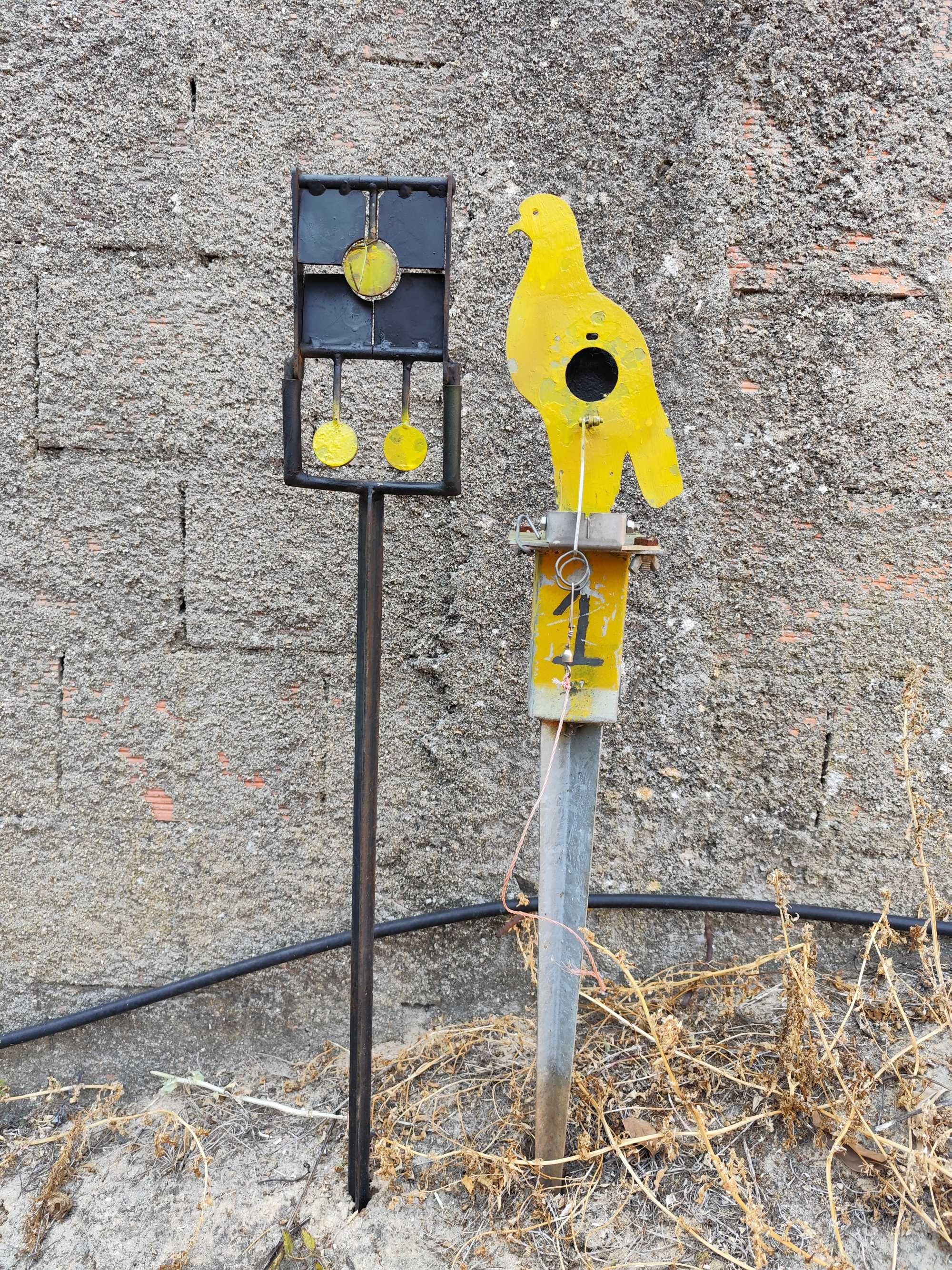 Carabina de ar comprimido HW55 mais alvos.