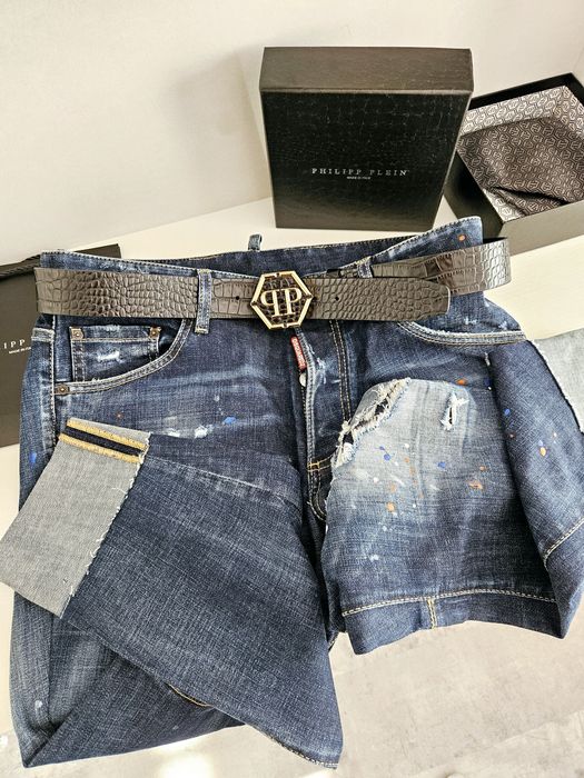 Pasek Philipp Plein dl 120 cm