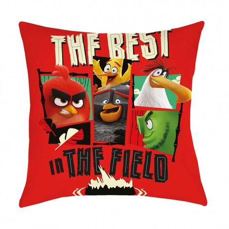 Poduszka Angry Birds czerwona 40x40 cm