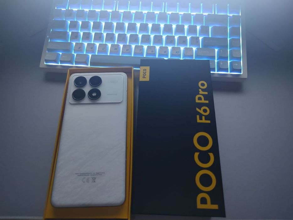 Poco F6 Pro 256/GB білий ідеал
