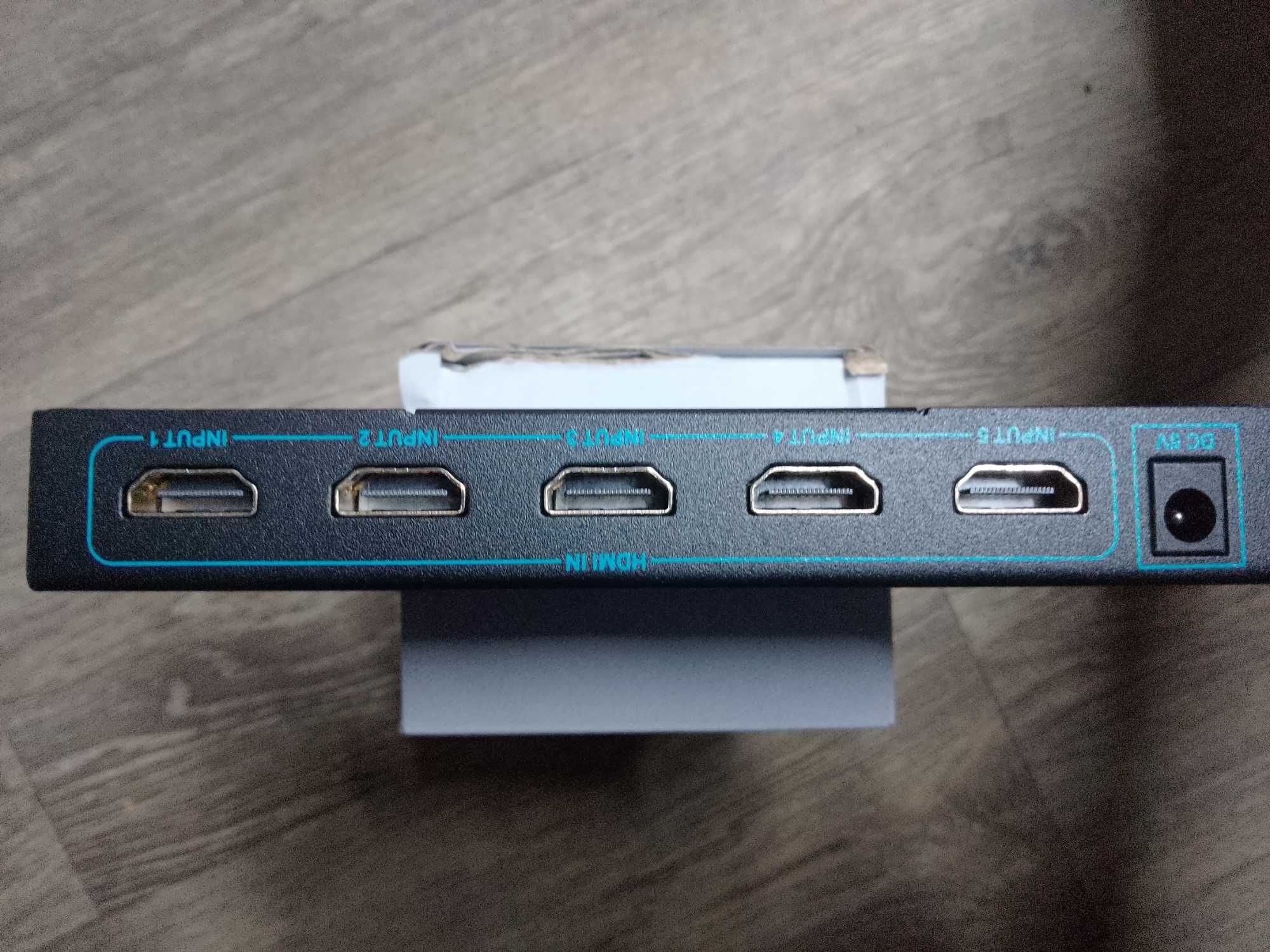 SWITCH HDMI 5 x 1 - rozgałęźnik