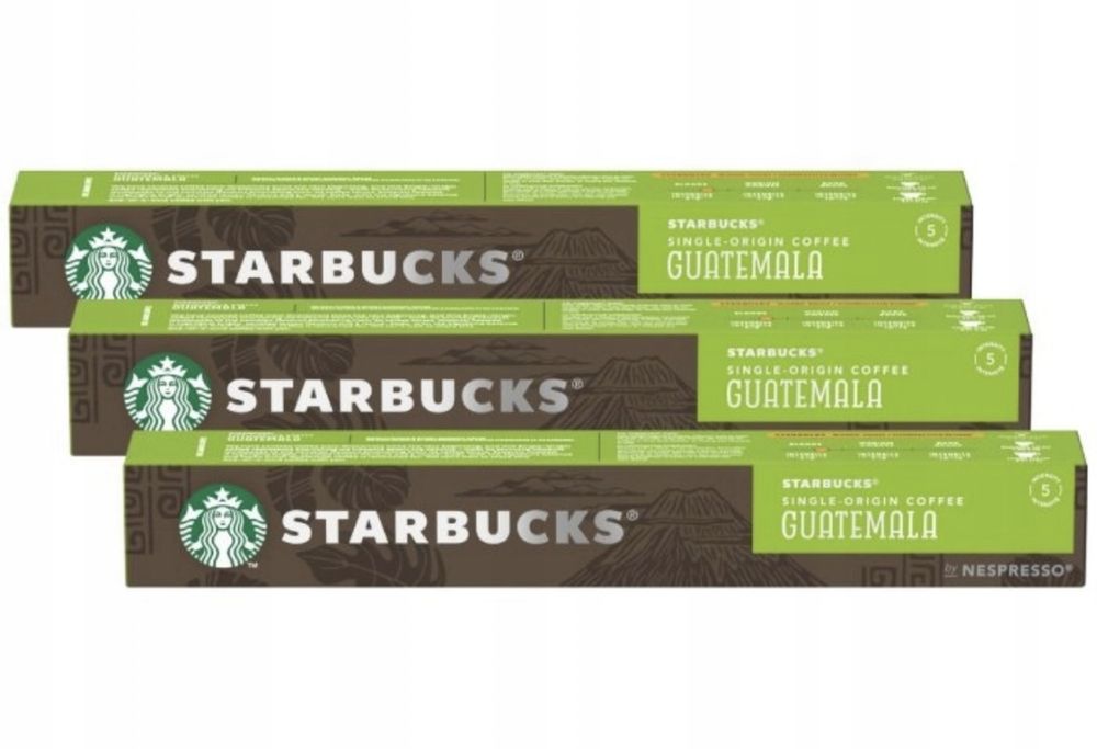 3× Kapsułki do Nespresso Starbucks Guatemala 10 szt.
