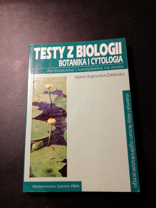 Testy z biologii - Botanika i Cytologia PWN