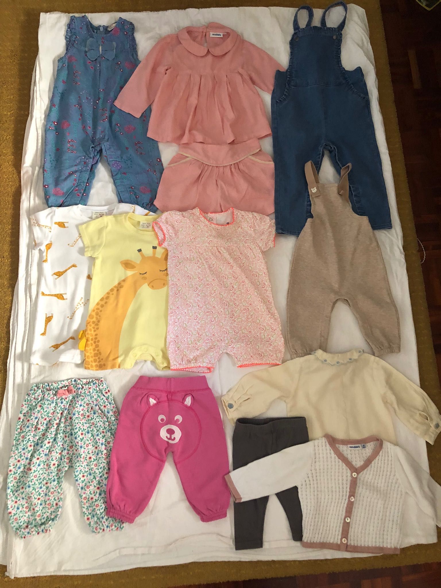 Roupa para bebé menina vários tamanhos