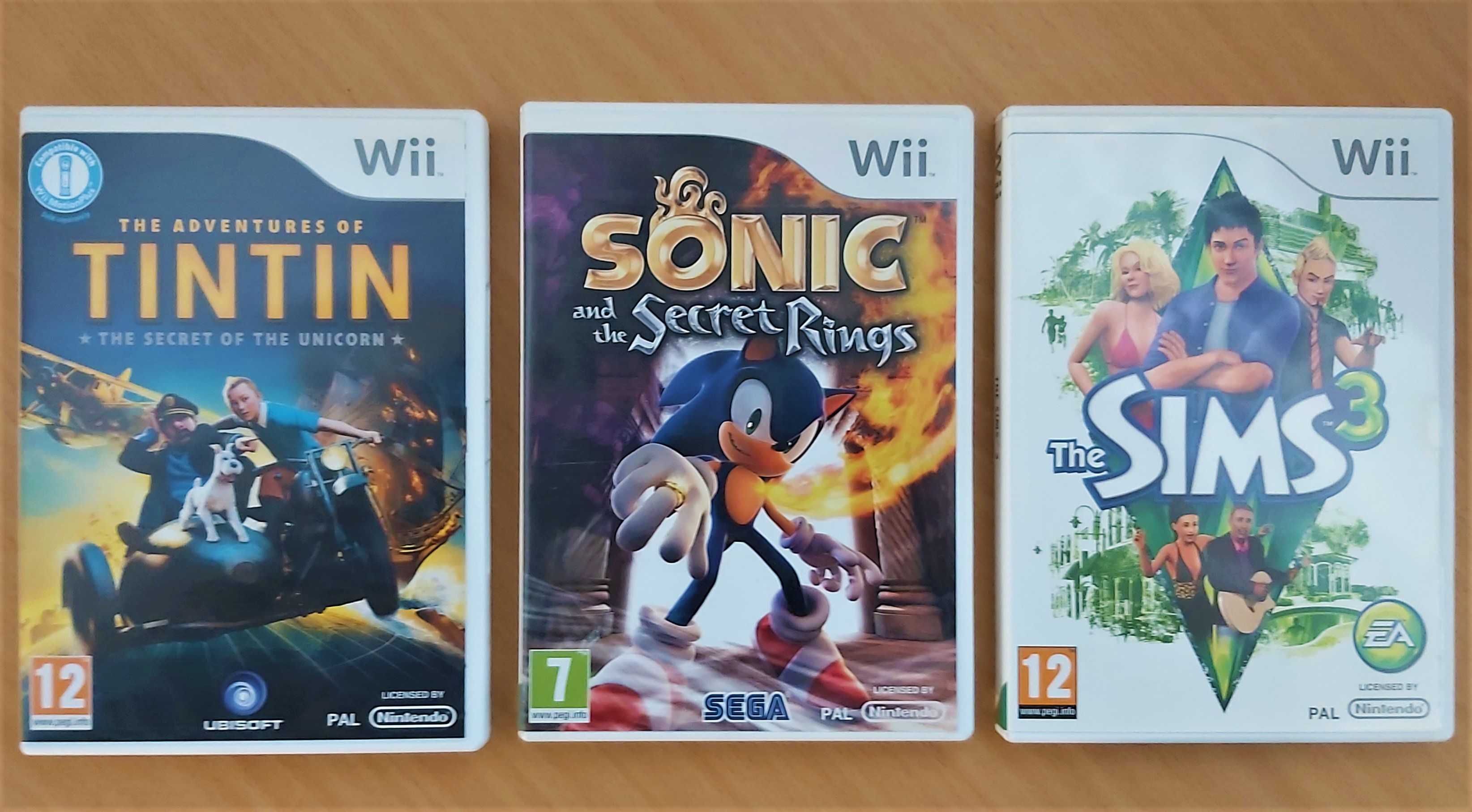 Pack com 7 Jogos Wii