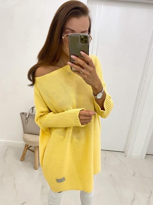 Sweter tunika sukienka dzianinowa różne kolory M L XL XXL XXXL