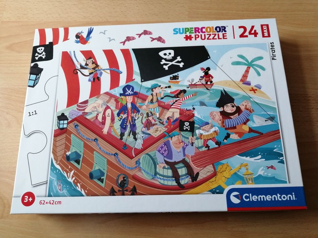 Puzzle Clementoni_Pirates_jak NOWE