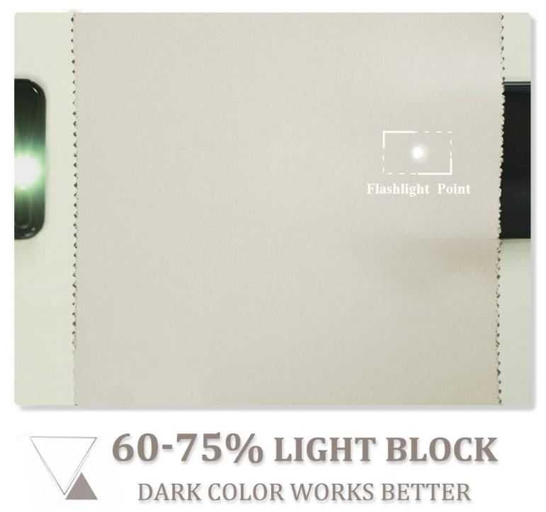 Zasłony zaciemniające 60-75%, rozmiar 245x140, kolor jasny beż 2 szt.