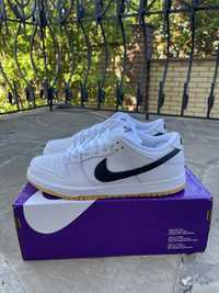 Кроссовки Nike SB Dunk Low Pro White Gum Оригинал