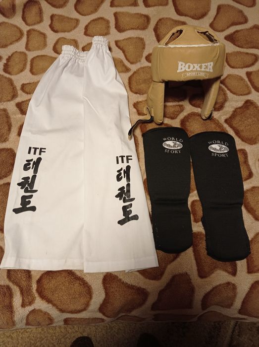 Форма тхеквондо. Шлем