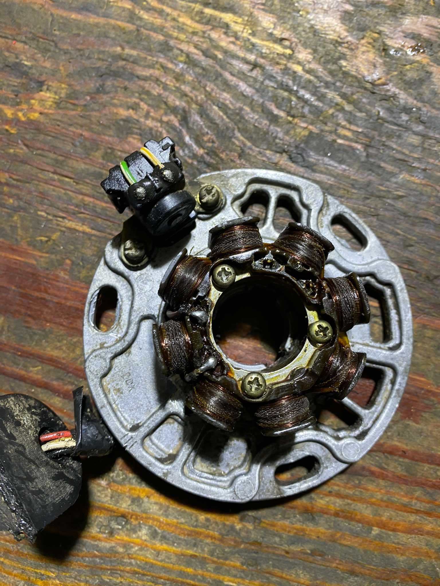 ISKROWNIK uzwojenie STATOR stojan alternator kawasaki kx 125 r 03-04