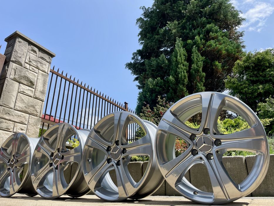 chrom amg mercedes 17 5x112 glk a w176 w169 b w246 c w204 e w212