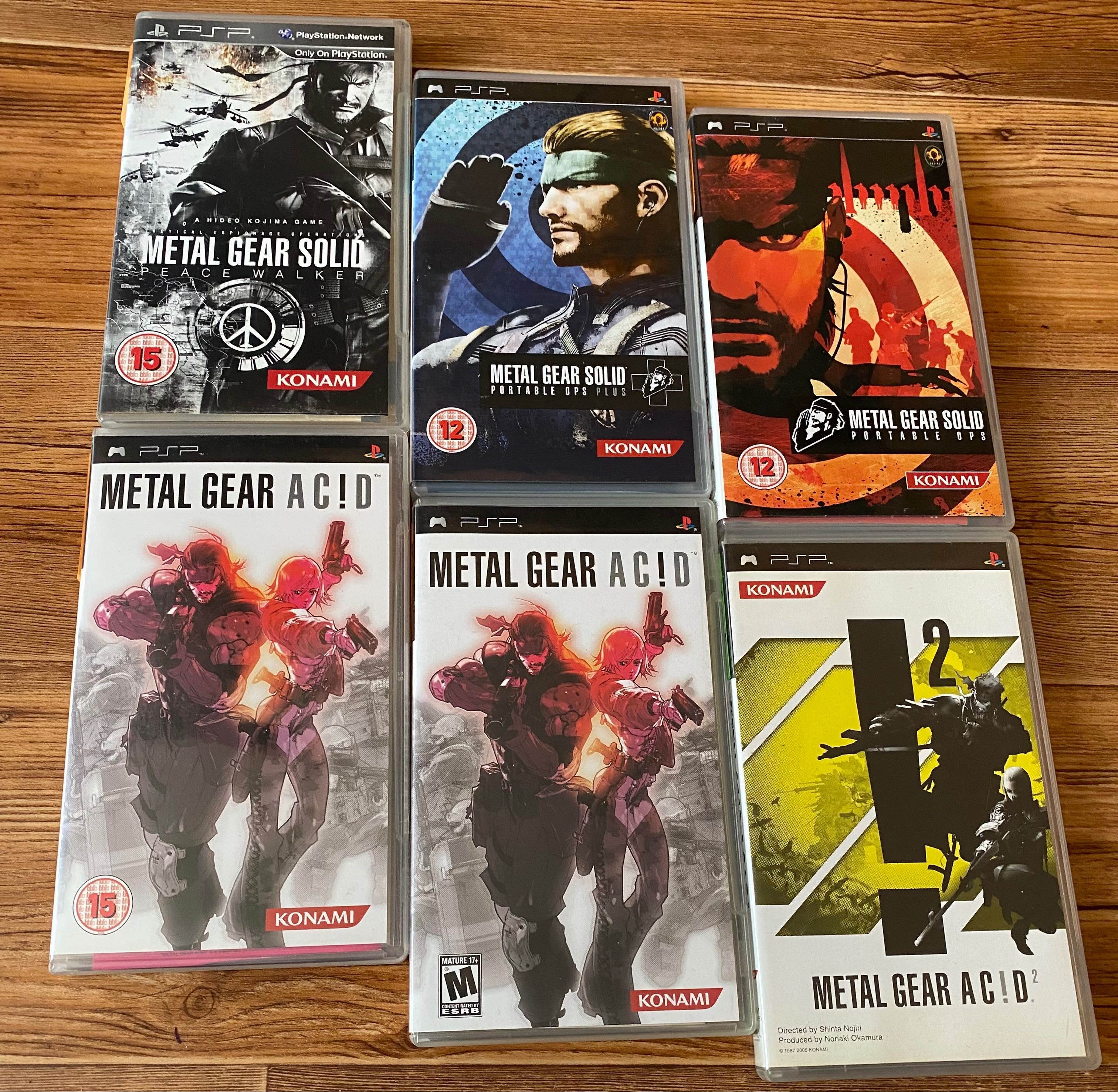 Sony PSP: Silent Hill, Manhunt, Metal Gear Solid, God of War