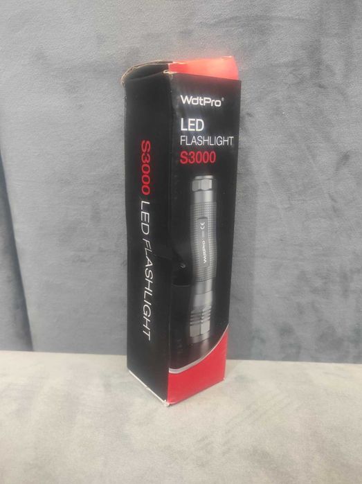 Latarka LED WdtPro o dużej mocy S3000, superjasna