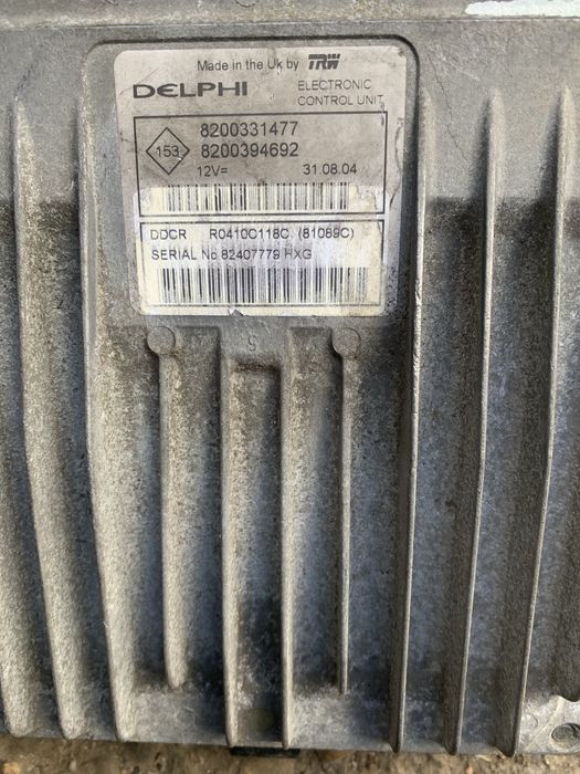 Компютер ебу 1.5 рено кенго renault kangoo 1 блок управління двигуном