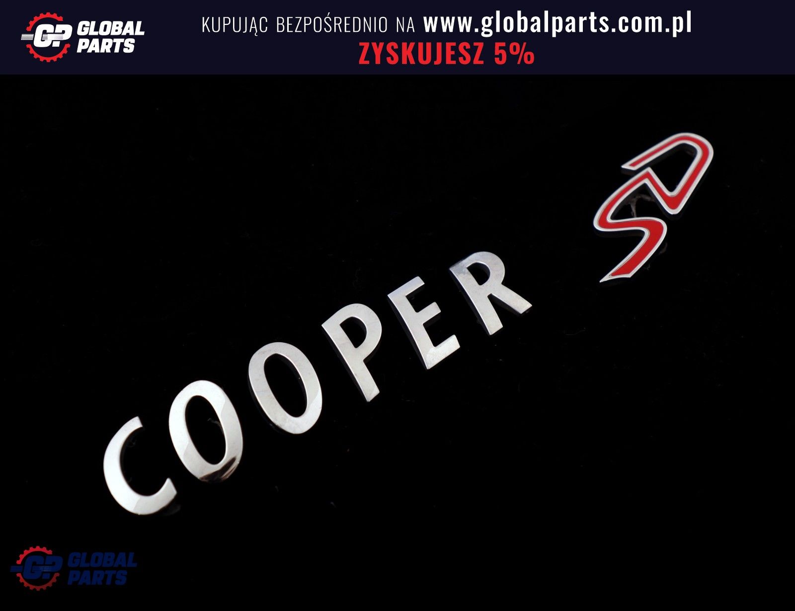 MINI R56 LCI F55 F56 Napis Znaczek Logo COOPER SD
