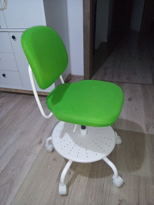 Krzesło fotel biurowy ZIELONE I ROZOWE zielone rezerwacja