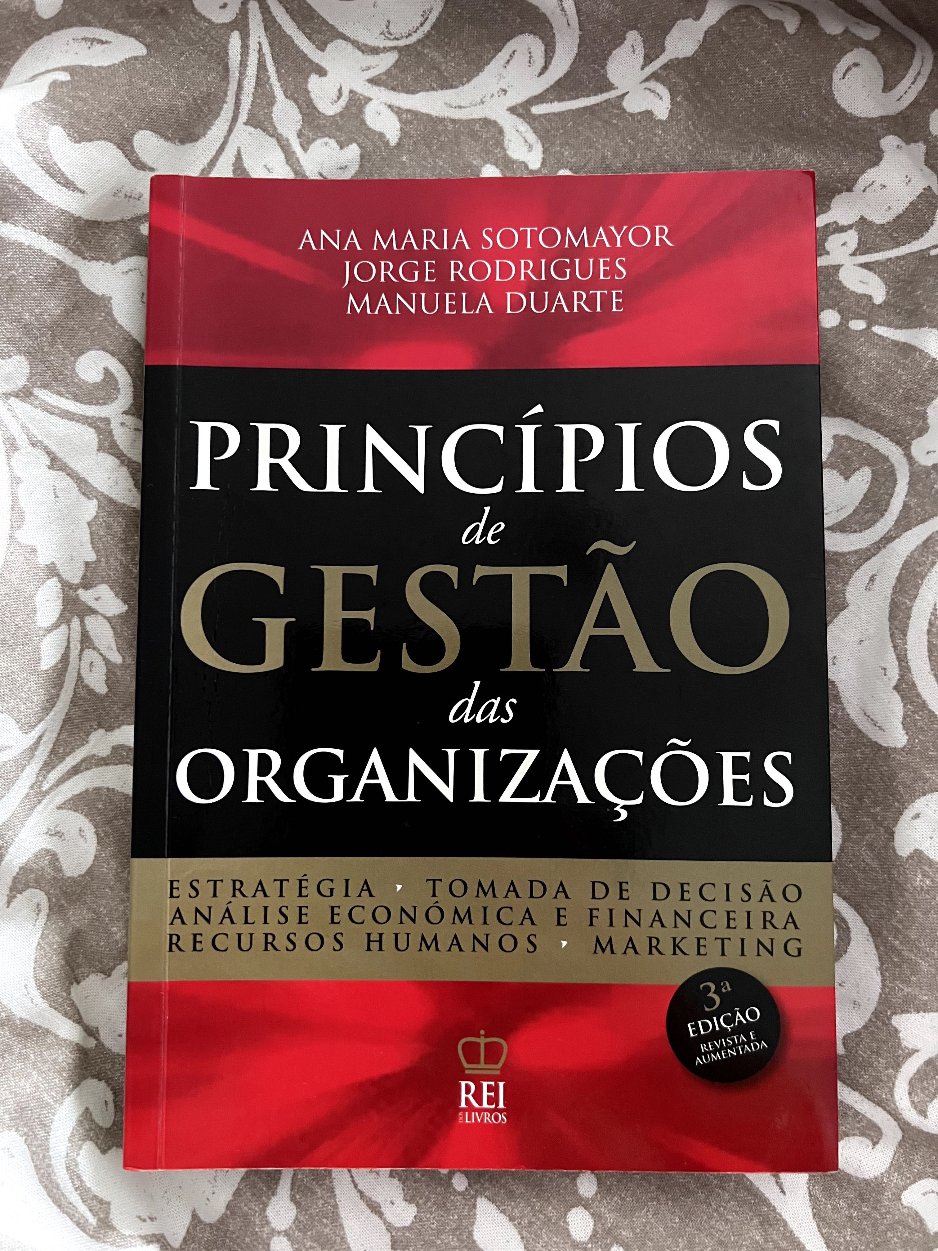 Vendo Livro Princípios de Gestão Organizações + Livro de Exercicios