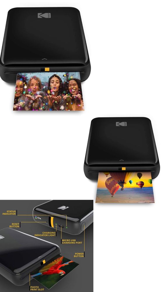 Фотопринтер Kodak Step Printer Black