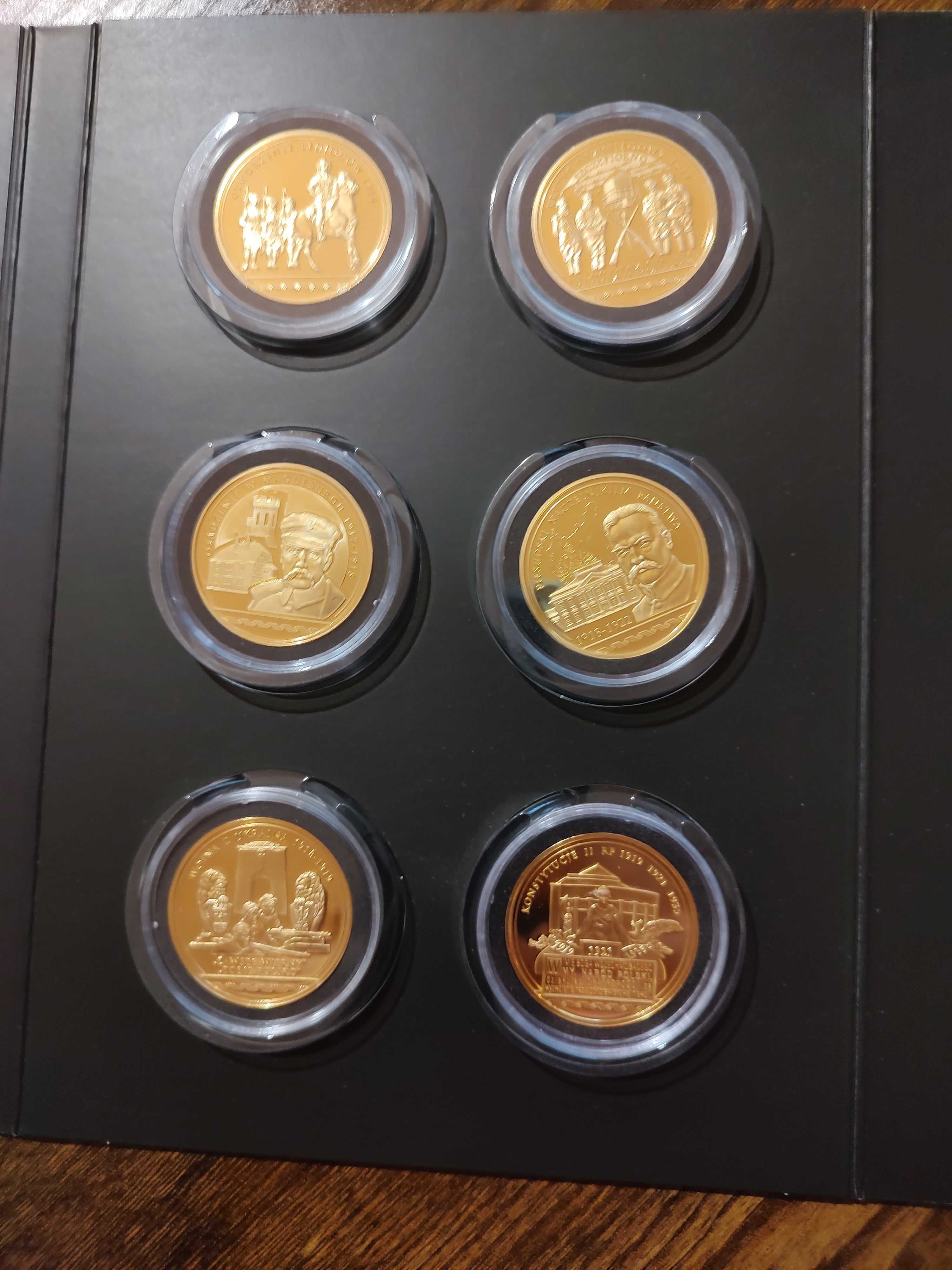 Kolekcja monet Józef Piłsudski Droga Do Niepodległości