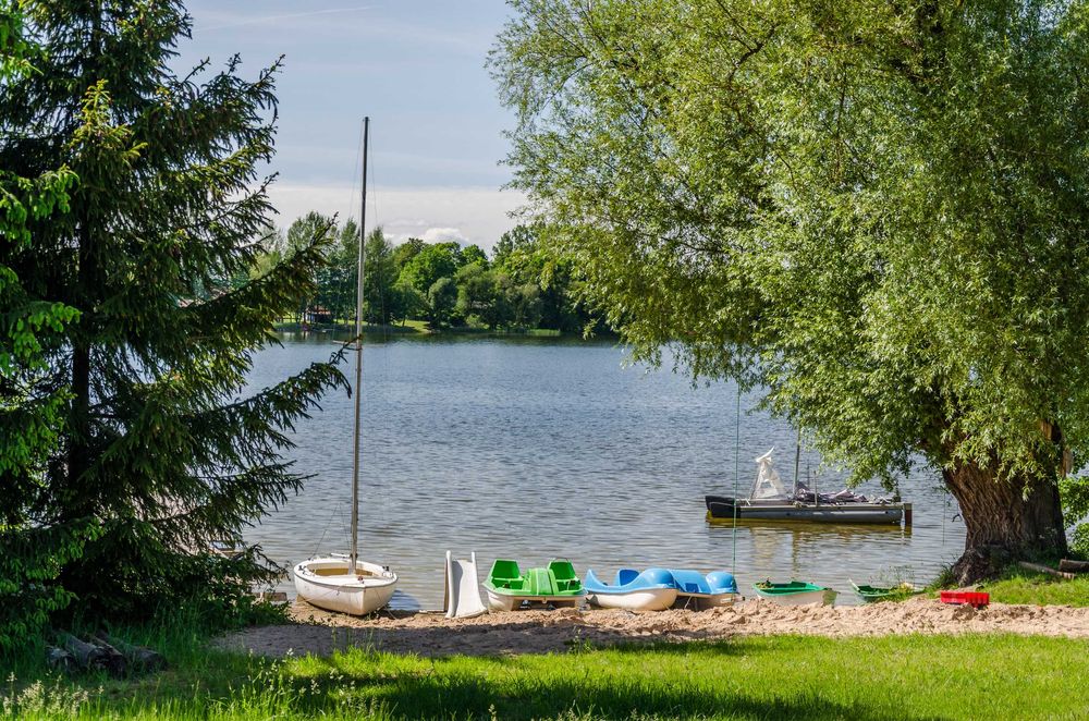Domek nad jeziorem na Wzgórzu, Mazury jezioro wakacje 55m do wody.