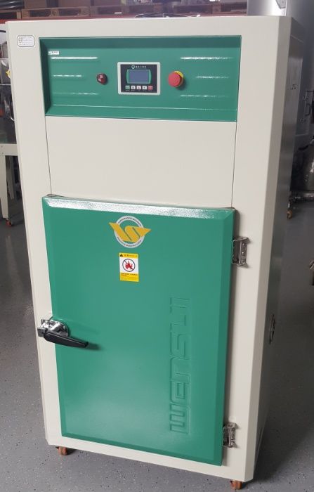 Estufas para matérias primas plasticas