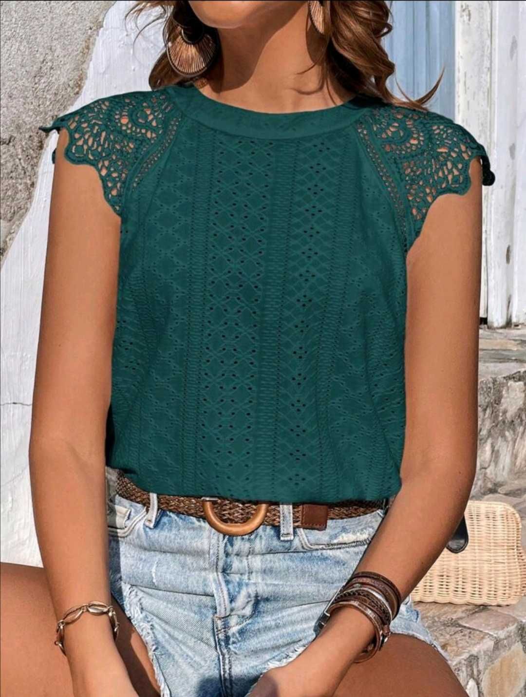 Top/ blusa renda senhora Tam. M - a estrear!