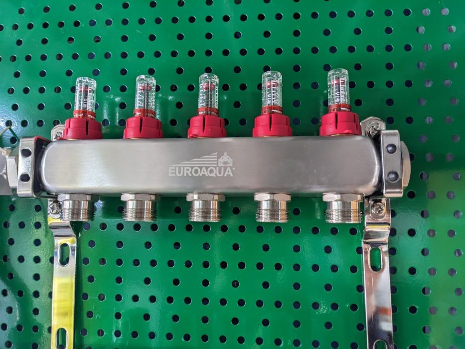 Колектор на теплу підлогу. Повний комплект