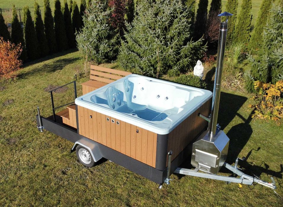 Mobilna Balia / Mobilne Jacuzzi na wynajem - domowe SPA z dowozem