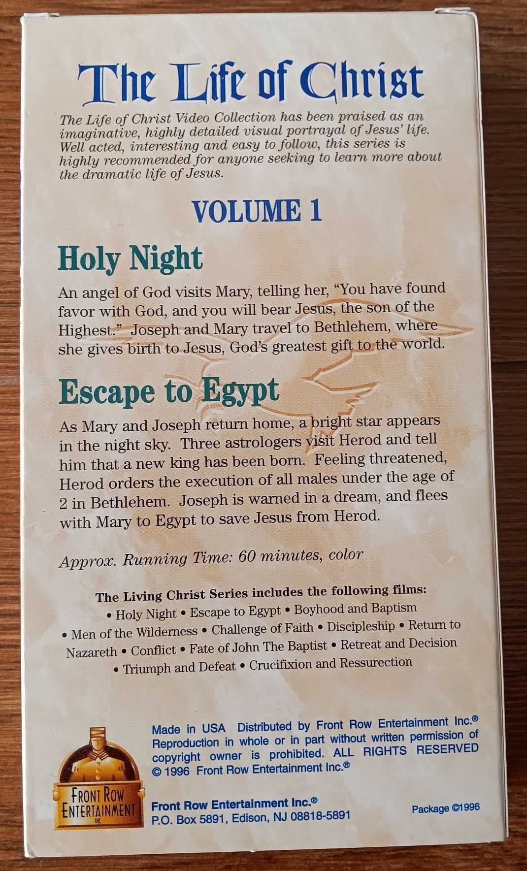 VHS (conjunto de 6) - The Life of Christ