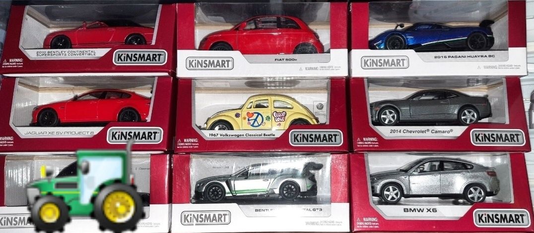 Новые модели машин Kinsmart