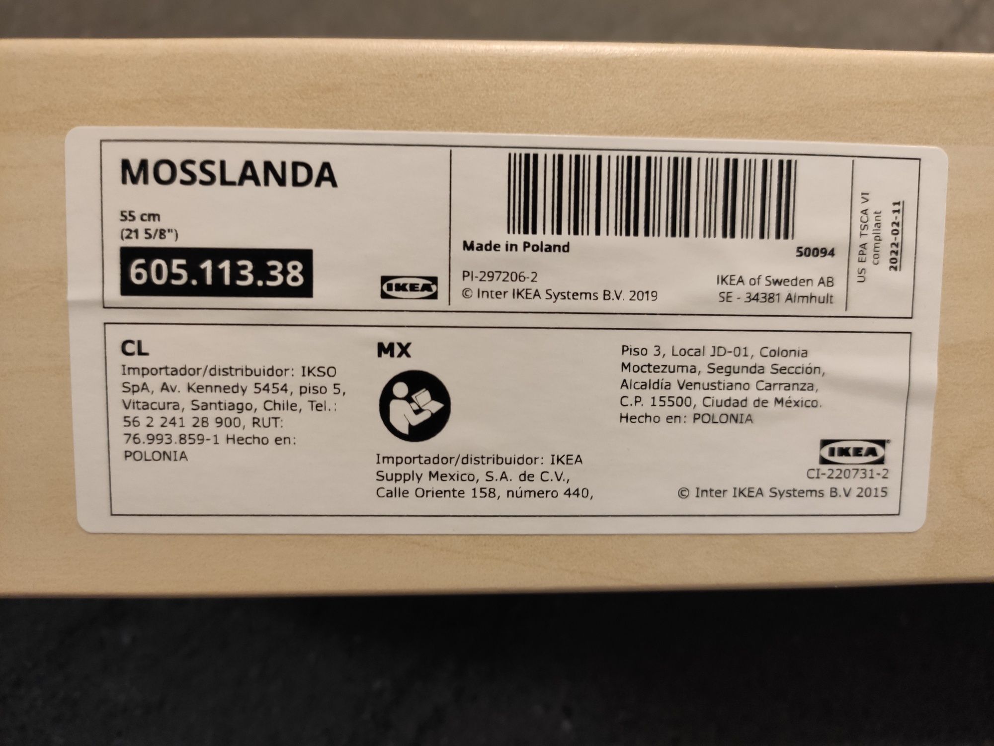 Półka IKEA Mosslanda 55 cm