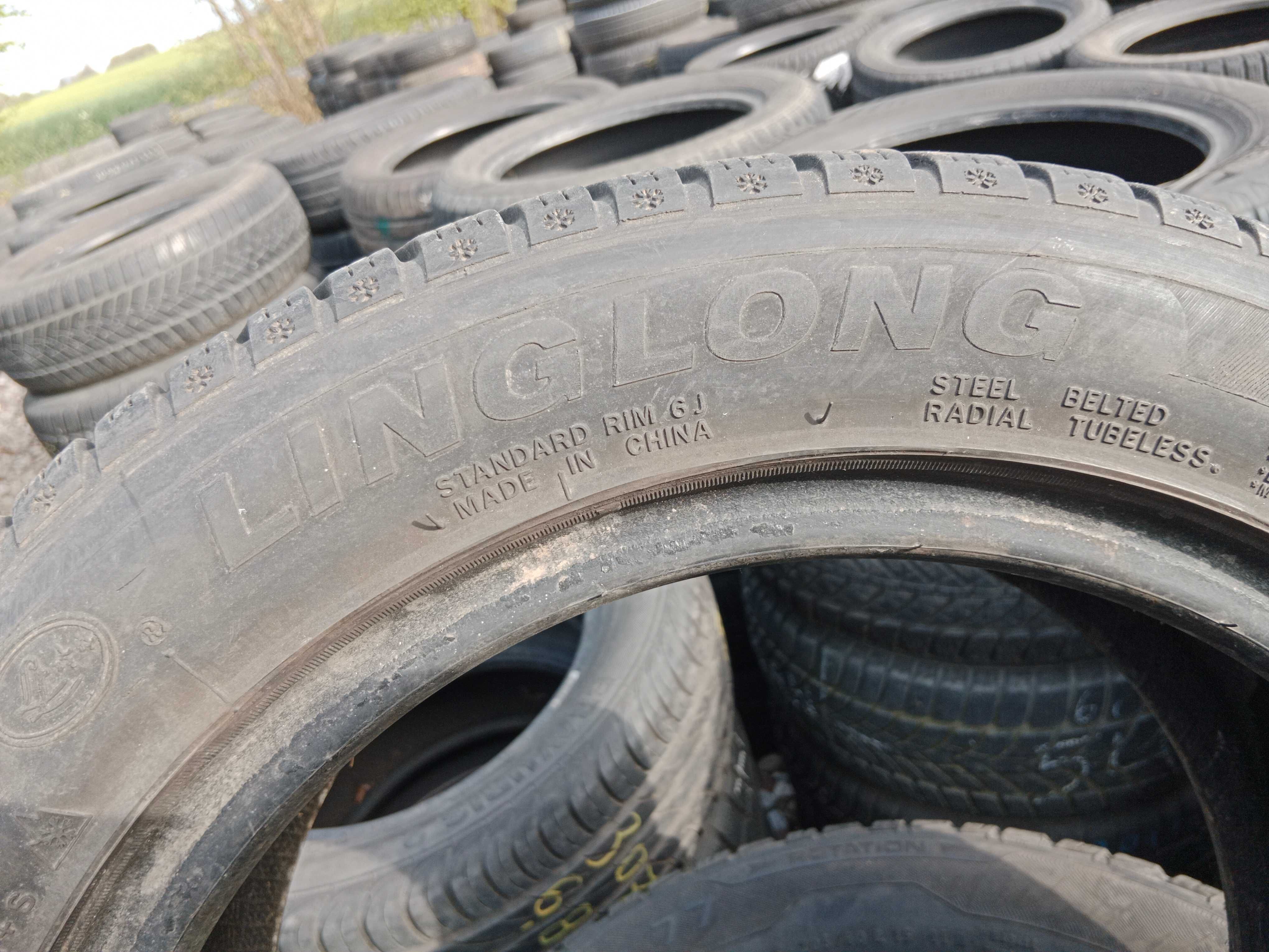 Opona używana 195/55R15 Linglong Green-Max Winter UHP 1szt.