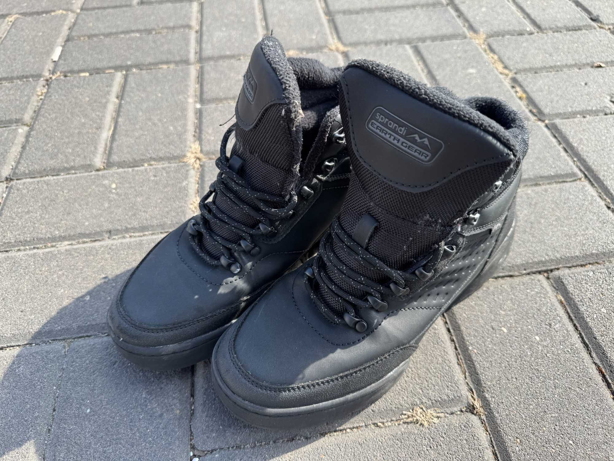 Buty męskie wysokie czarne Sprandi rozmiar 41