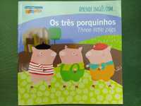 A Bela Adormecida + Os Três Porquinhos - Português e Inglês