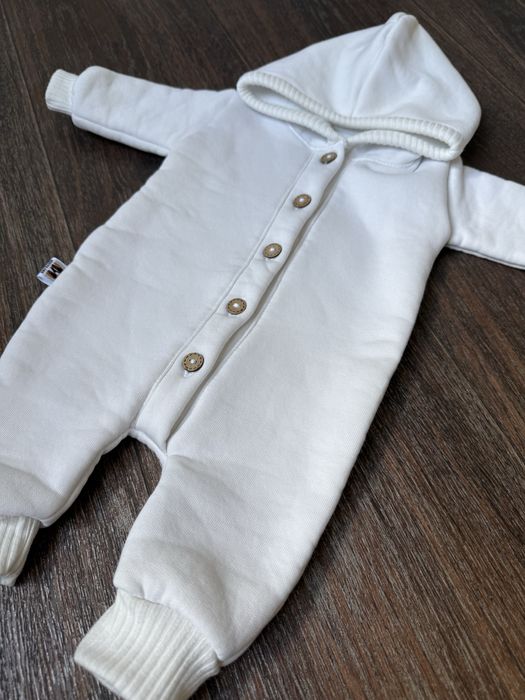 Дитячий комбінезон на флісі + шапочка, нове