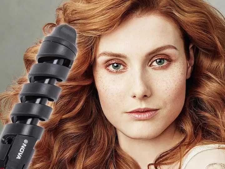 Lokówka spiralna do włosów loki ceramiczna głowica
