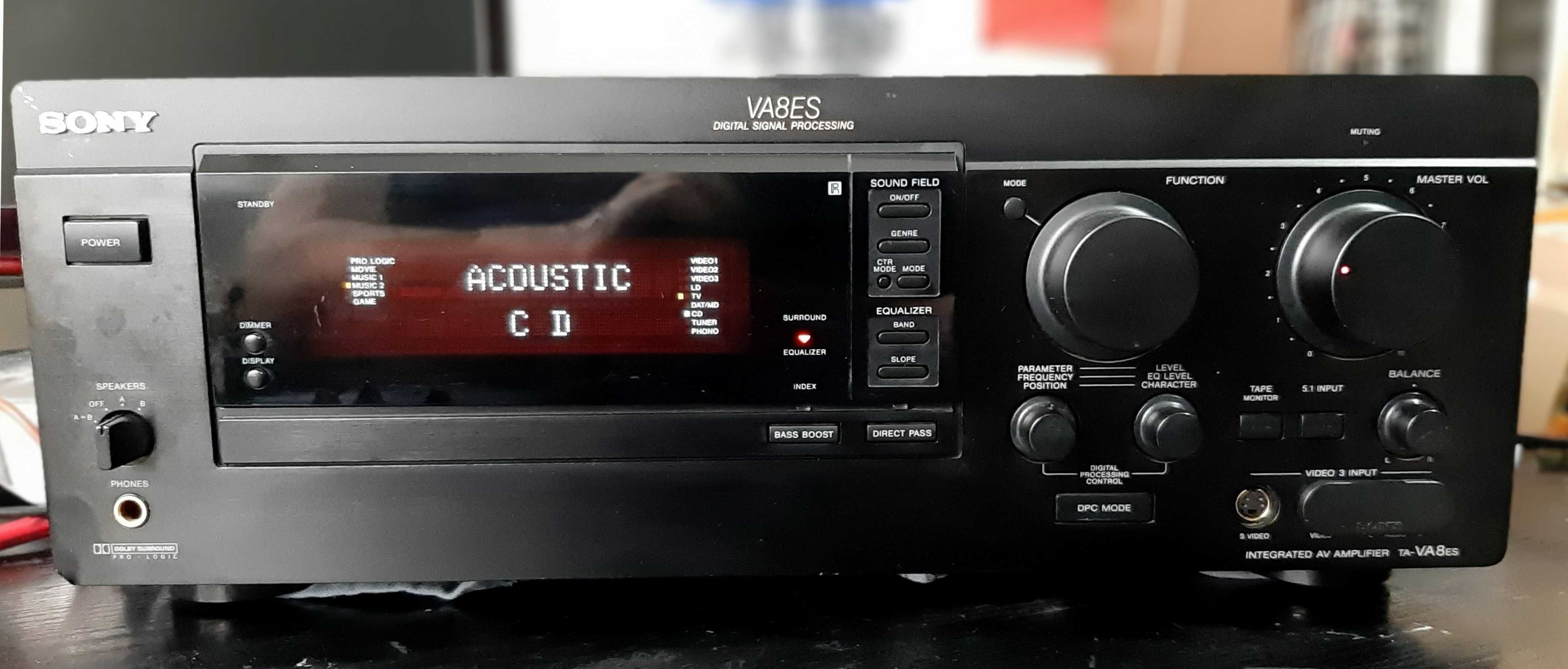 SONY TA-VA8ES ESPRIT Звук!  Найкращий 5 канальний підсилювач Dolby 5.1