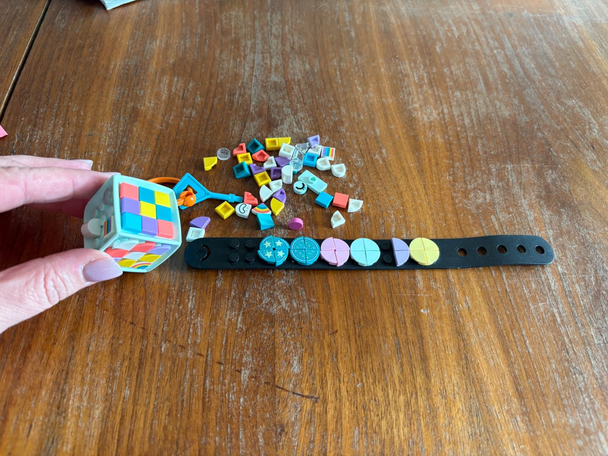 Lego dots bransoletka brelok