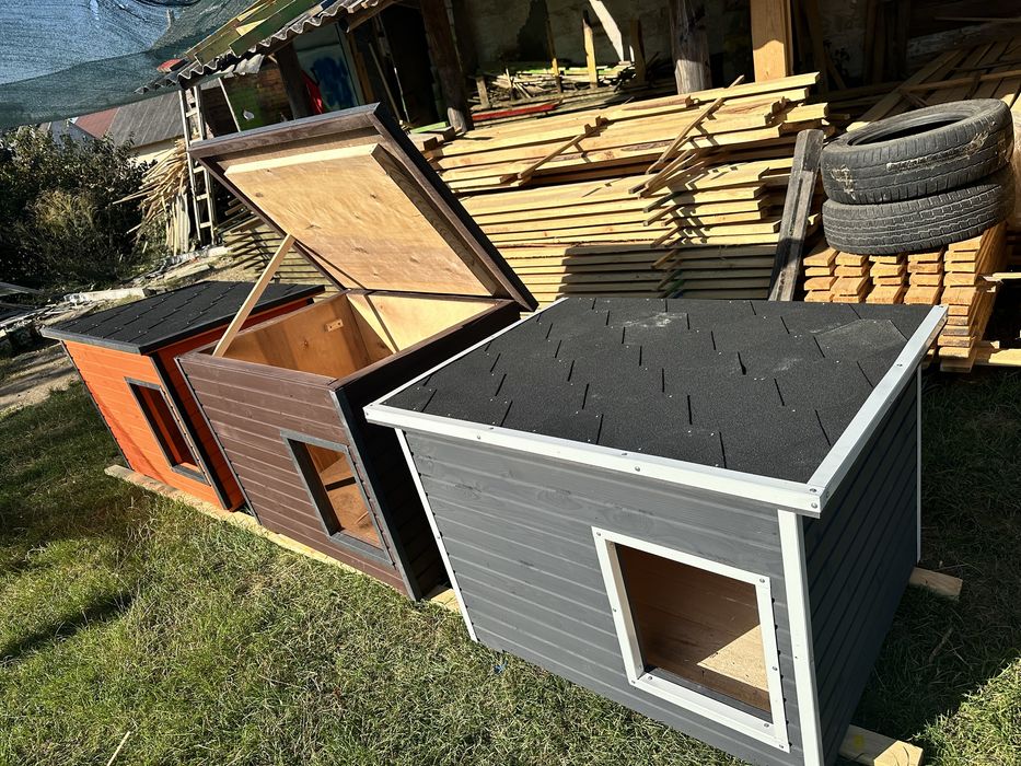 Виготовлення будок для собак різних розмірів