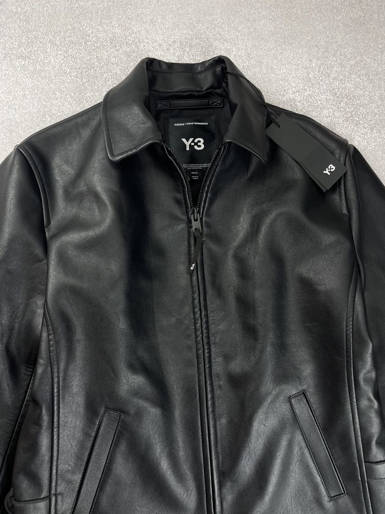 Adidas y-3 pleather bomber jacket куртка унісекс оригінал